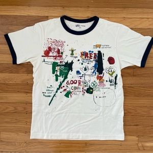 Uniqlo unisex Jean-Michel Basquiat graphic tee in size Medium